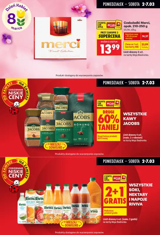 Biedronka - gazetka promocyjna Biedronkowe oszczędności od poniedziałku 02.03 do środy 04.03 - strona 5