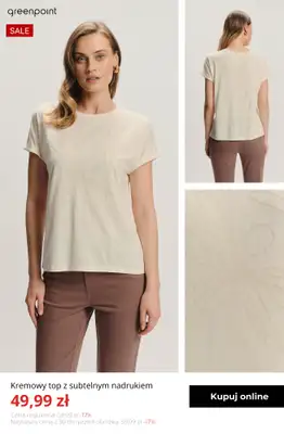 Greenpoint - gazetka promocyjna Stylowe topy i t-shirty w supercenach od poniedziałku 02.03 do poniedziałku 09.03 - strona 10