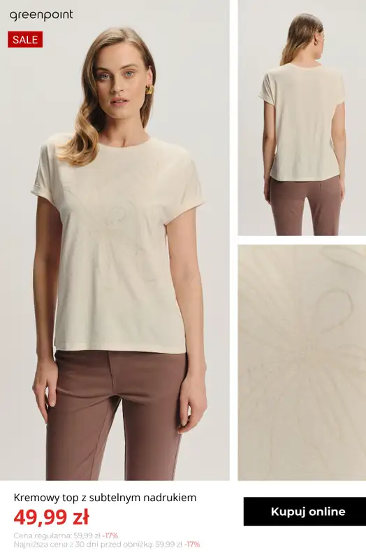 Greenpoint - gazetka promocyjna Stylowe topy i t-shirty w supercenach od poniedziałku 02.03 do poniedziałku 09.03 - strona 10