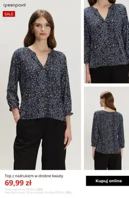 Greenpoint - gazetka promocyjna Stylowe topy i t-shirty w supercenach od poniedziałku 02.03 do poniedziałku 09.03 - strona 9