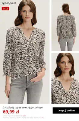 Greenpoint - gazetka promocyjna Stylowe topy i t-shirty w supercenach od poniedziałku 02.03 do poniedziałku 09.03 - strona 3