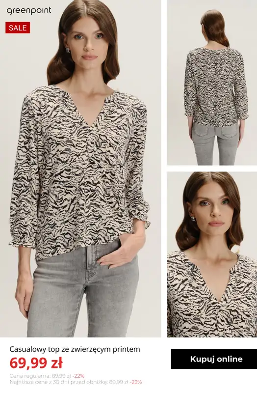 Greenpoint - gazetka promocyjna Stylowe topy i t-shirty w supercenach od poniedziałku 02.03 do poniedziałku 09.03 - strona 3