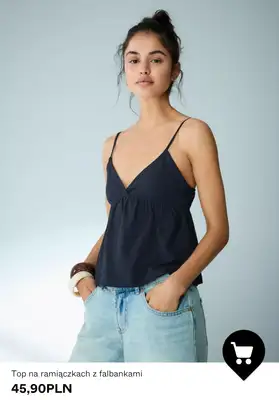 Bershka - gazetka promocyjna TOPY damskie od poniedziałku 02.03  - strona 4