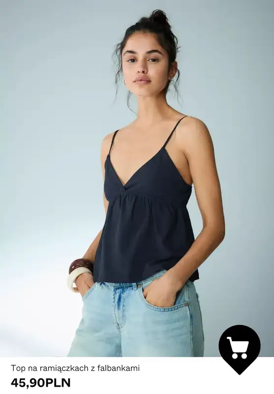 Bershka - gazetka promocyjna TOPY damskie od poniedziałku 02.03  - strona 4