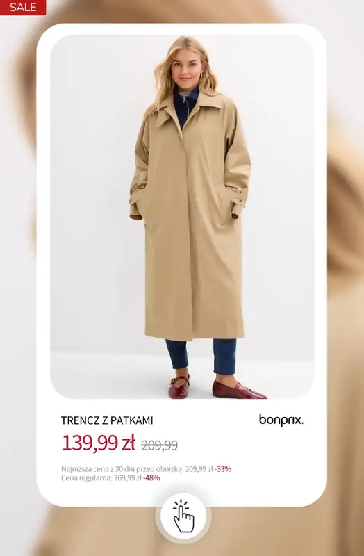 bonprix - gazetka promocyjna 10% rabatu + darmowa dostawa z KODEM! od poniedziałku 02.03 do środy 04.03 - strona 3