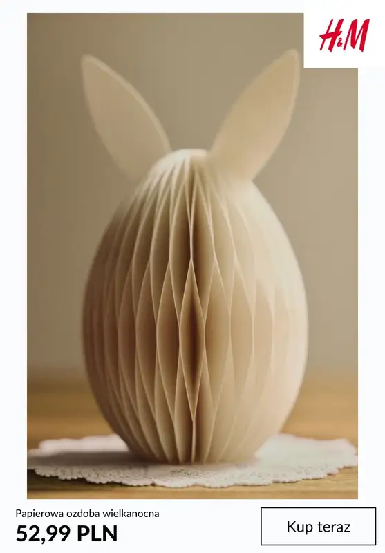 H&M - gazetka promocyjna Dekoracje na WIELKANOC od poniedziałku 02.03  - strona 9