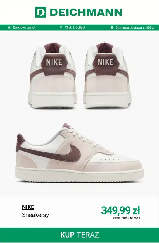 Deichmann - gazetka promocyjna Sneakersy płaskie damskie od poniedziałku 02.03  - strona 7