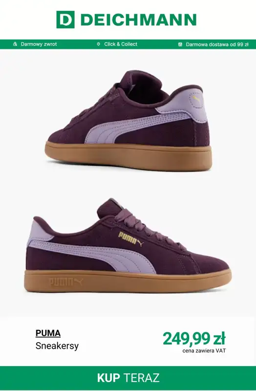 Deichmann - gazetka promocyjna Sneakersy płaskie damskie od poniedziałku 02.03  - strona 3