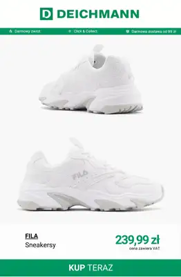 Deichmann - gazetka promocyjna Sneakersy płaskie damskie od poniedziałku 02.03  - strona 13
