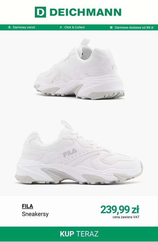 Deichmann - gazetka promocyjna Sneakersy płaskie damskie od poniedziałku 02.03  - strona 13