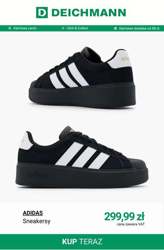 Deichmann - gazetka promocyjna Sneakersy płaskie damskie od poniedziałku 02.03  - strona 4