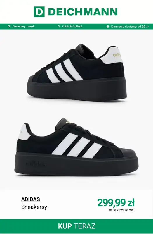 Deichmann - gazetka promocyjna Sneakersy płaskie damskie od poniedziałku 02.03  - strona 4