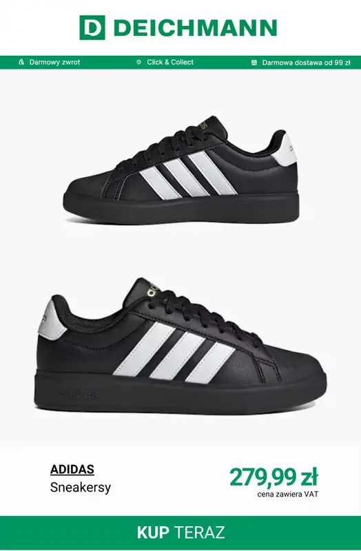 Deichmann - gazetka promocyjna Sneakersy płaskie damskie od poniedziałku 02.03  - strona 6