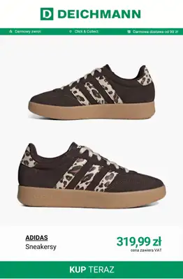 Deichmann - gazetka promocyjna Sneakersy płaskie damskie od poniedziałku 02.03  - strona 12