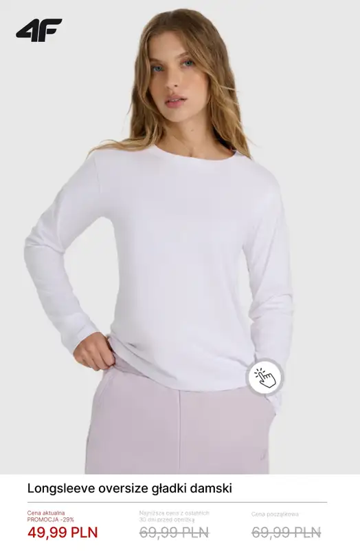 4F - gazetka promocyjna Koszulki i T-shirty damskie – od 19,99 zł od poniedziałku 02.03  - strona 3