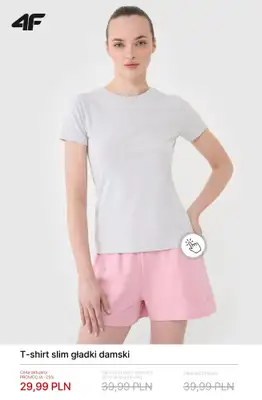 4F - gazetka promocyjna Koszulki i T-shirty damskie – od 19,99 zł od poniedziałku 02.03  - strona 5