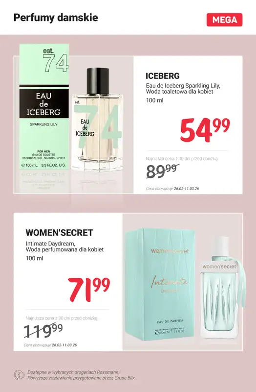 Rossmann - gazetka promocyjna MEGA promocje na zapachy! od poniedziałku 02.03 do środy 04.03 - strona 6