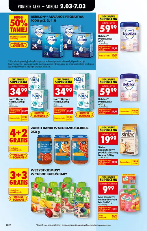 Biedronka - gazetka promocyjna Od poniedziałku, Z ladą tradycyjną od poniedziałku 02.03 do soboty 07.03 - strona 84