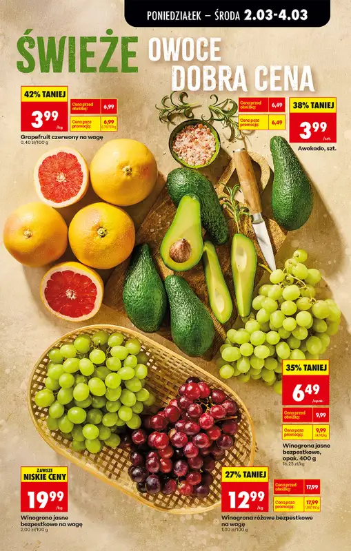 Biedronka - gazetka promocyjna Od poniedziałku, Z ladą tradycyjną od poniedziałku 02.03 do soboty 07.03 - strona 39