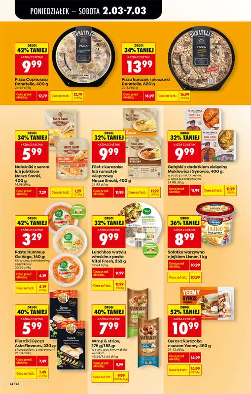 Biedronka - gazetka promocyjna Od poniedziałku, Z ladą tradycyjną od poniedziałku 02.03 do soboty 07.03 - strona 66
