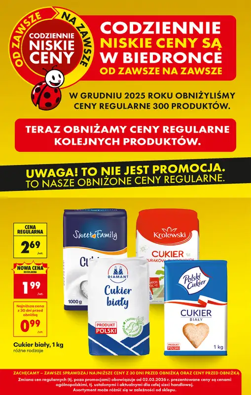 Biedronka - gazetka promocyjna Od poniedziałku, Z ladą tradycyjną   - strona 3