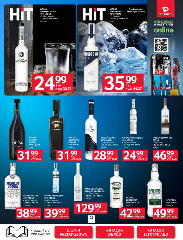 Selgros - gazetka promocyjna Oferta spożywcza od czwartku 05.03 do środy 18.03 - strona 23