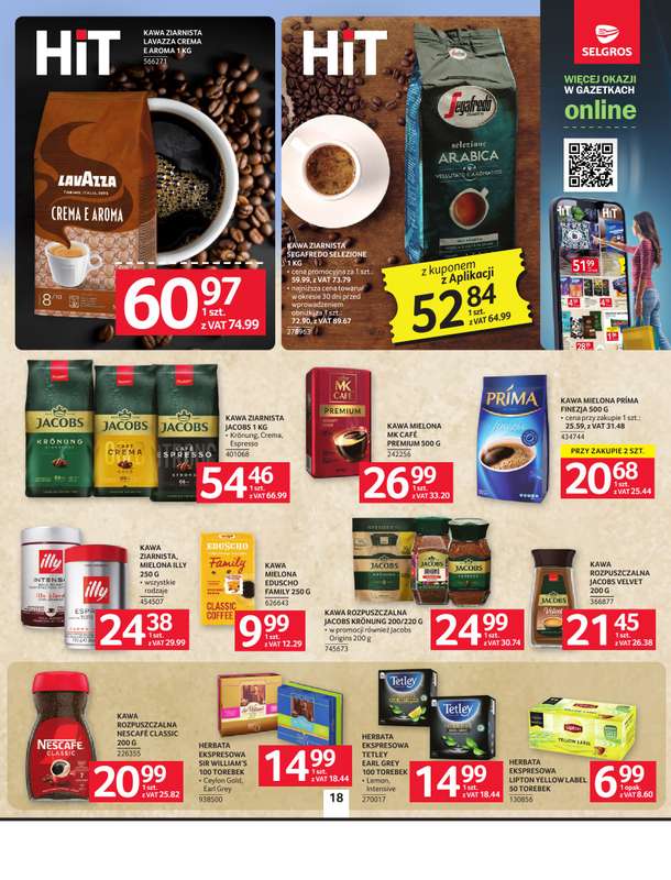 Selgros - gazetka promocyjna Oferta spożywcza od czwartku 05.03 do środy 18.03 - strona 18