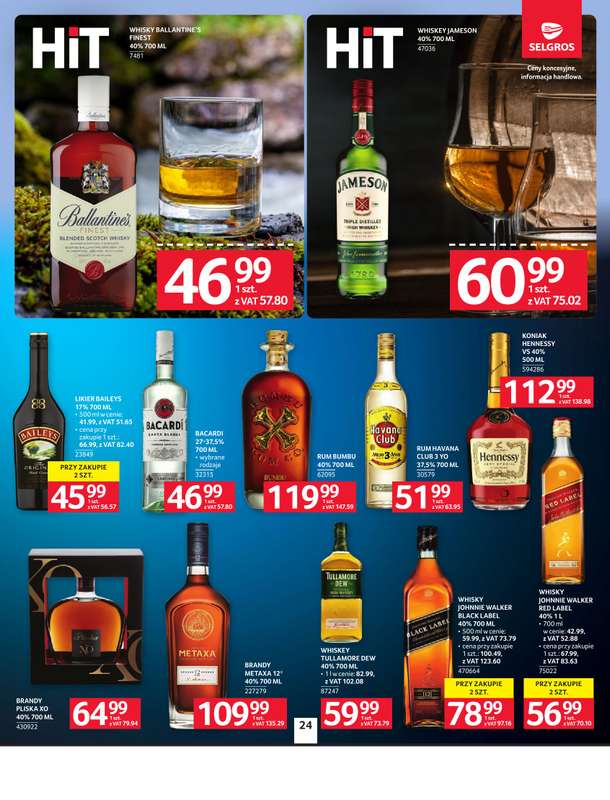 Selgros - gazetka promocyjna Oferta spożywcza od czwartku 05.03 do środy 18.03 - strona 24