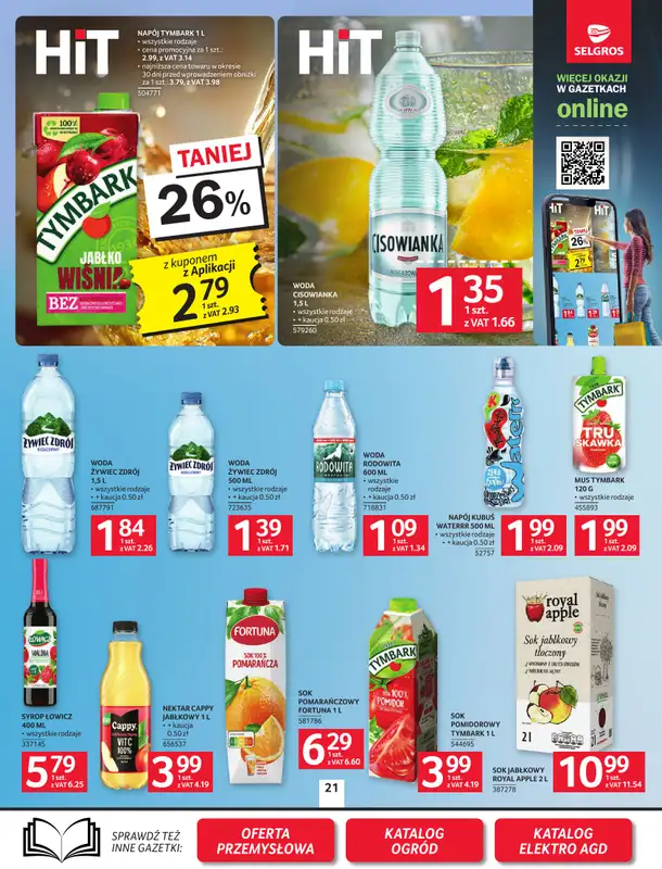 Selgros - gazetka promocyjna Oferta spożywcza od czwartku 05.03 do środy 18.03 - strona 21