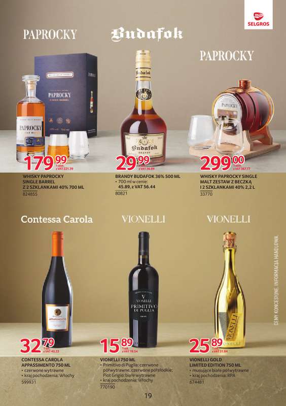 Selgros - gazetka promocyjna Katalog Markowe Produkty od czwartku 05.03 do środy 18.03 - strona 19