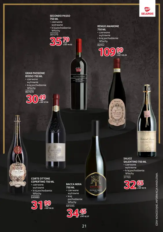 Selgros - gazetka promocyjna Katalog Markowe Produkty od czwartku 05.03 do środy 18.03 - strona 21