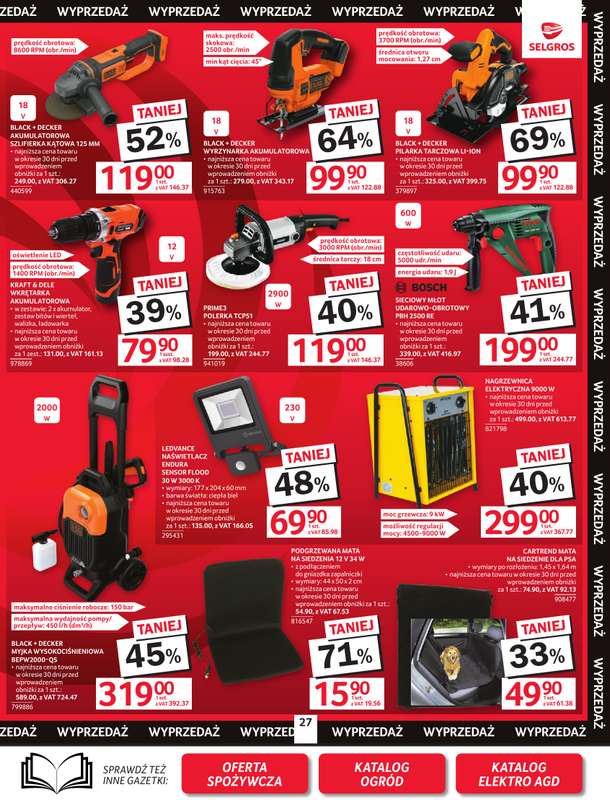 Selgros - gazetka promocyjna Oferta przemysłowa od czwartku 05.03 do środy 18.03 - strona 29