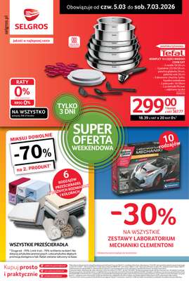 Selgros - gazetka promocyjna Oferta weekendowa od czwartku 05.03 do soboty 07.03
