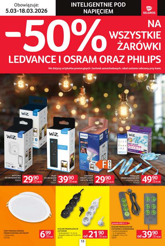Selgros - gazetka promocyjna Katalog Elektro AGD od czwartku 05.03 do środy 18.03 - strona 13