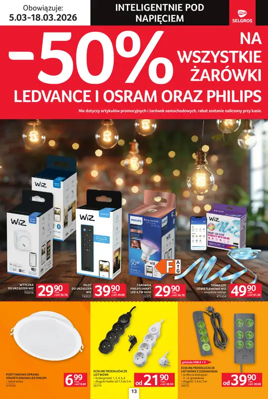 Selgros - gazetka promocyjna Katalog Elektro AGD od czwartku 05.03 do środy 18.03 - strona 13