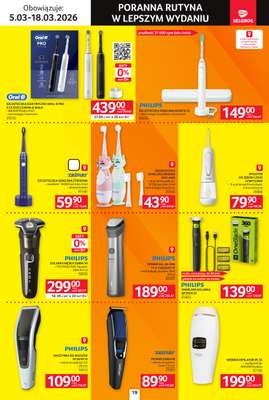 Selgros - gazetka promocyjna Katalog Elektro AGD od czwartku 05.03 do środy 18.03 - strona 19