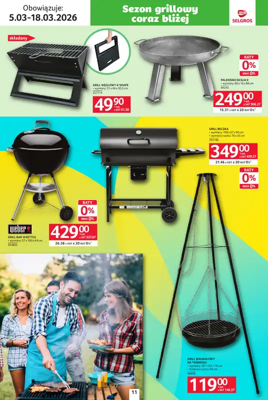 Selgros - gazetka promocyjna Katalog Ogród od czwartku 05.03 do środy 18.03 - strona 11