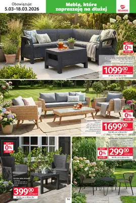 Selgros - gazetka promocyjna Katalog Ogród od czwartku 05.03 do środy 18.03 - strona 14
