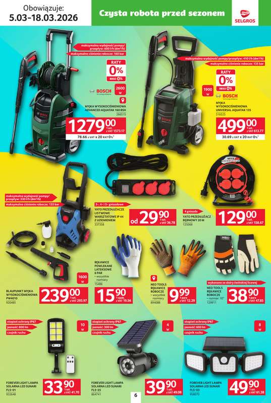 Selgros - gazetka promocyjna Katalog Ogród od czwartku 05.03 do środy 18.03 - strona 6