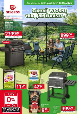 Selgros - gazetka promocyjna Katalog Ogród od czwartku 05.03 do środy 18.03