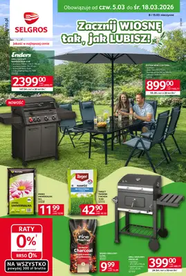 Selgros - gazetka promocyjna Katalog Ogród od czwartku 05.03 do środy 18.03