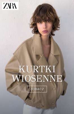 Zara - gazetka promocyjna Wiosenne kurtki damskie od poniedziałku 02.03 