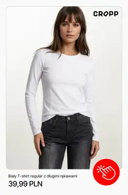 Cropp - gazetka promocyjna Koszulki i t-shirty damskie od poniedziałku 02.03  - strona 6