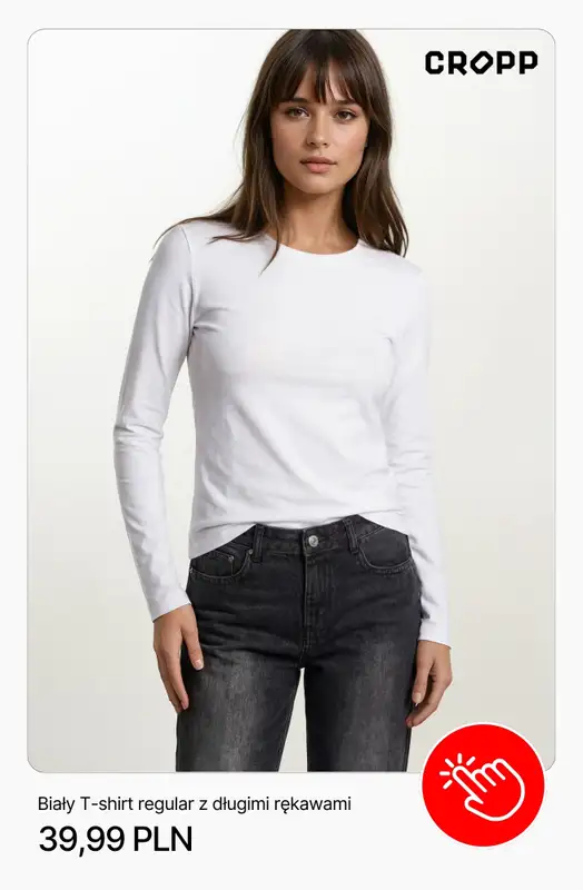 Cropp - gazetka promocyjna Koszulki i t-shirty damskie od poniedziałku 02.03  - strona 6