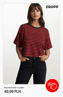 Cropp - gazetka promocyjna Koszulki i t-shirty damskie od poniedziałku 02.03  - strona 5