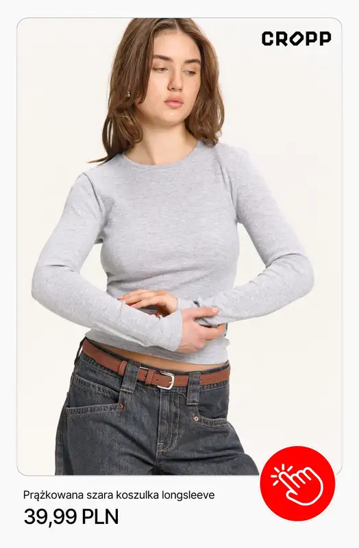 Cropp - gazetka promocyjna Koszulki i t-shirty damskie od poniedziałku 02.03  - strona 9