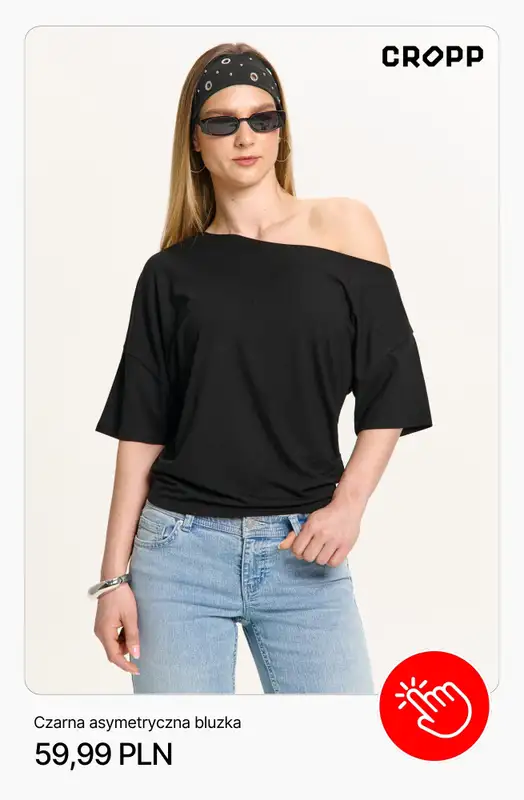 Cropp - gazetka promocyjna Koszulki i t-shirty damskie od poniedziałku 02.03  - strona 7