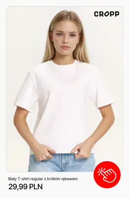 Cropp - gazetka promocyjna Koszulki i t-shirty damskie od poniedziałku 02.03  - strona 3