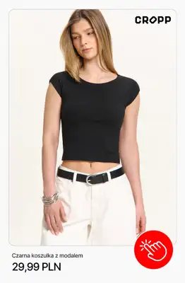 Cropp - gazetka promocyjna Koszulki i t-shirty damskie od poniedziałku 02.03  - strona 8