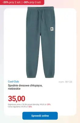 Smyk - gazetka promocyjna Ubrania i buty: -20% przy 2 szt. | -30% przy 3 szt. od poniedziałku 02.03 do czwartku 05.03 - strona 9